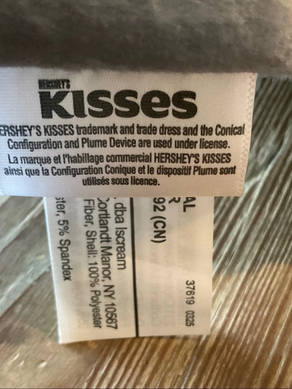 Hershey bag of Kisses Decorative Accent Pillow 8.5”x14”
